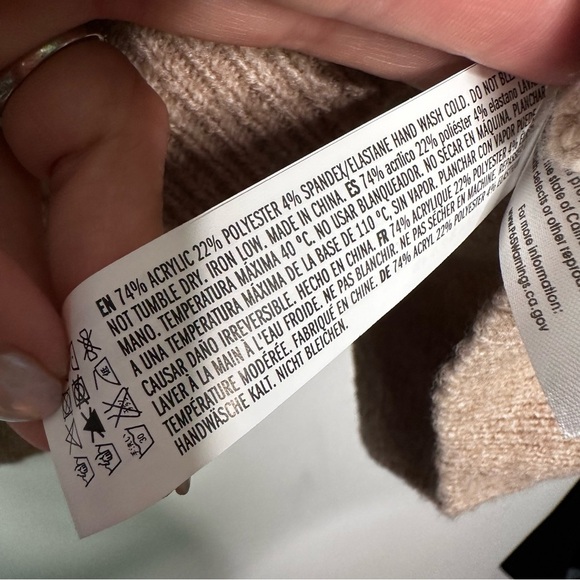 English Factory | Taupe Turtleneck Sweater Size Large NWT - Picture 8 of 8